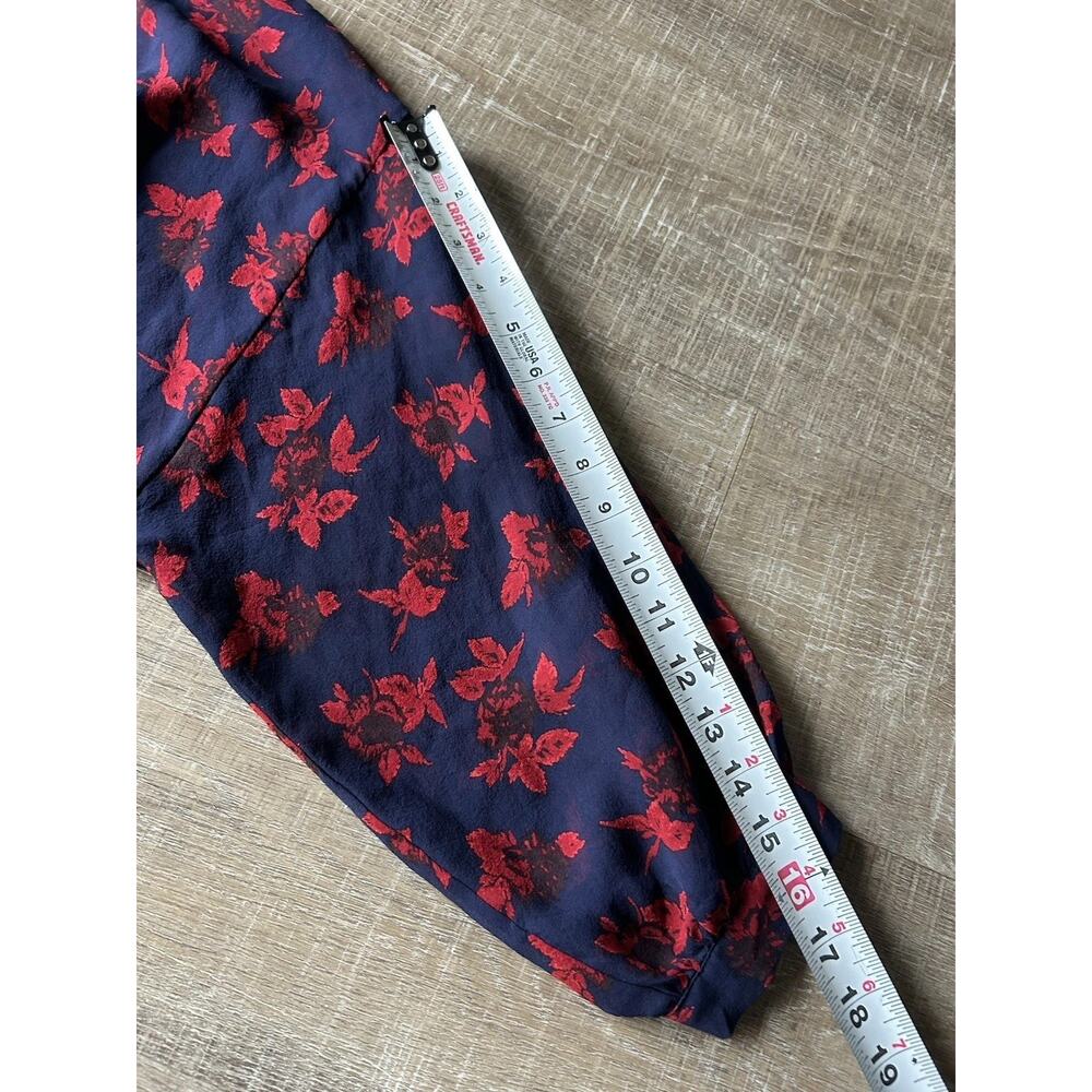 Madewell No. 6 100% Silk Floral Dress Womens 2Tie Waist Boho Midi - Picture 8 of 11